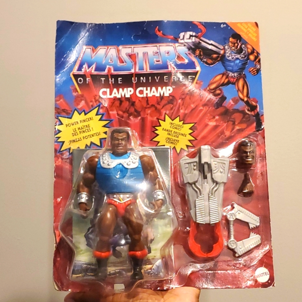 Masters of the Universe Origins Deluxe Clamp Champ Action Figure 5.5" Toy NEW